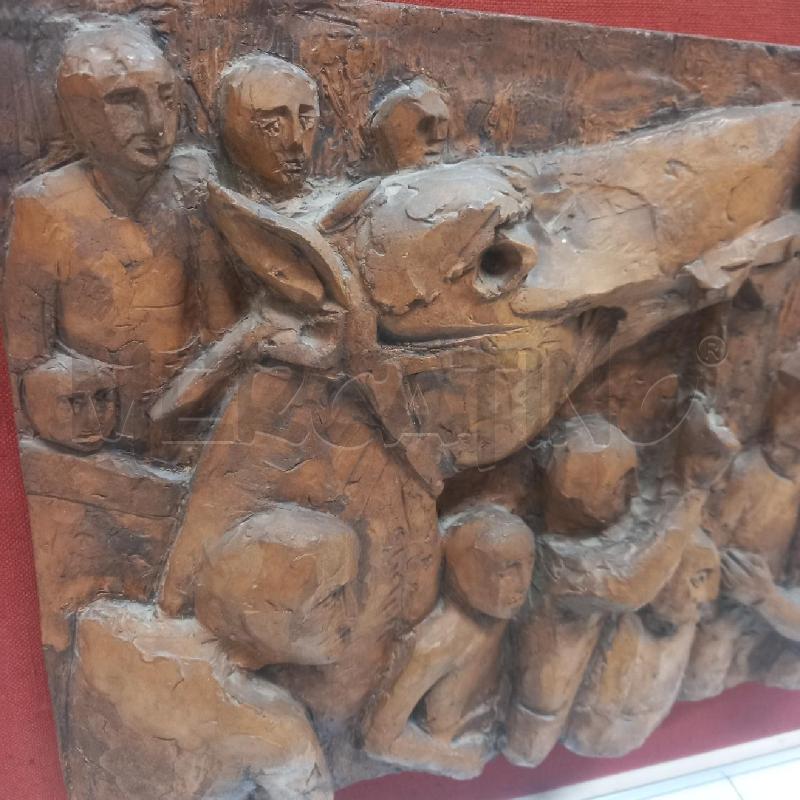 BASSORILIEVO STADERINI  SCULTURA TERRACOTTA  | Mercatino dell'Usato Siena 2