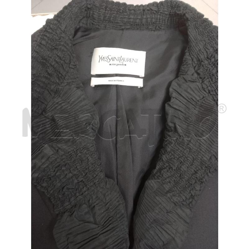 BLAZER DONNA YVES SAINT LAURENT NERO | Mercatino dell'Usato Siena 1
