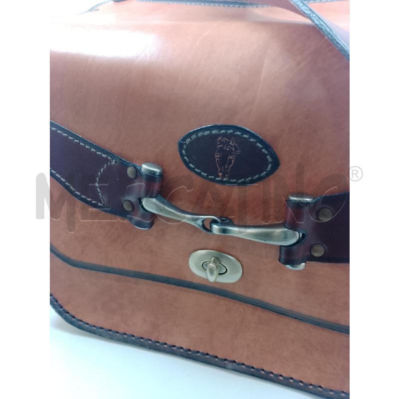 BORSA CUOIO FATTO A MANO TRACOLLA | Mercatino dell'Usato Siena 2