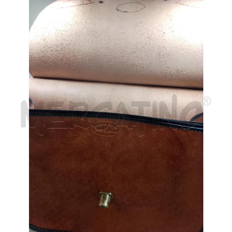 BORSA CUOIO FATTO A MANO TRACOLLA | Mercatino dell'Usato Siena 4