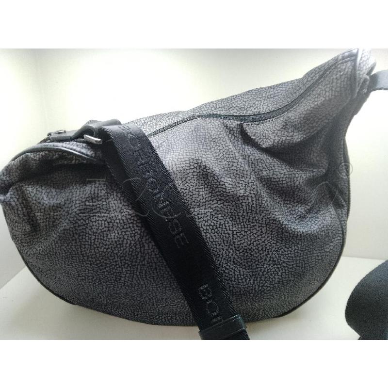 BORSA DONNA BORBONESE GRIGIA E NERA | Mercatino dell'Usato Siena 1