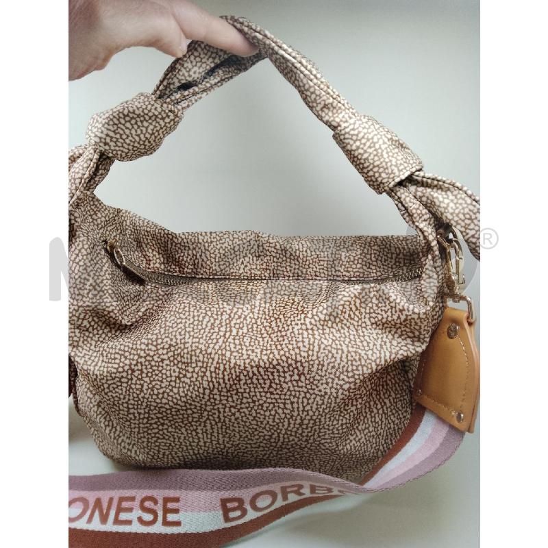 BORSA DONNA BORBONESE TRACOLLA BEIGE | Mercatino dell'Usato Siena 2