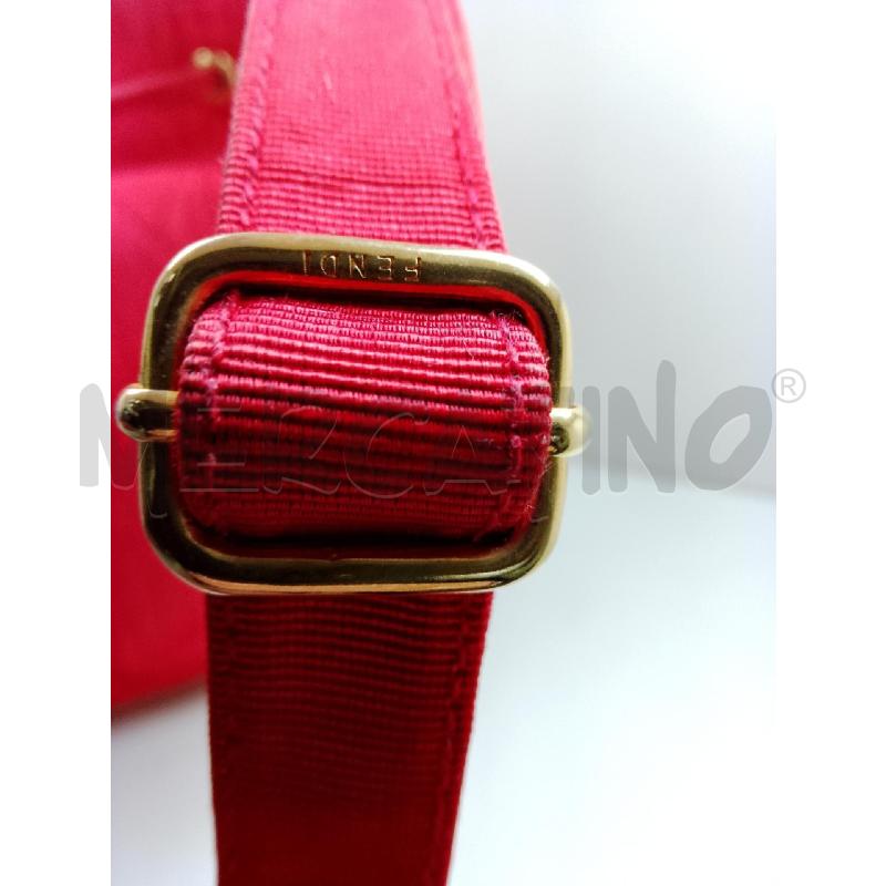 BORSA DONNA FENDI ROSSA SECCHIELLO | Mercatino dell'Usato Siena 4