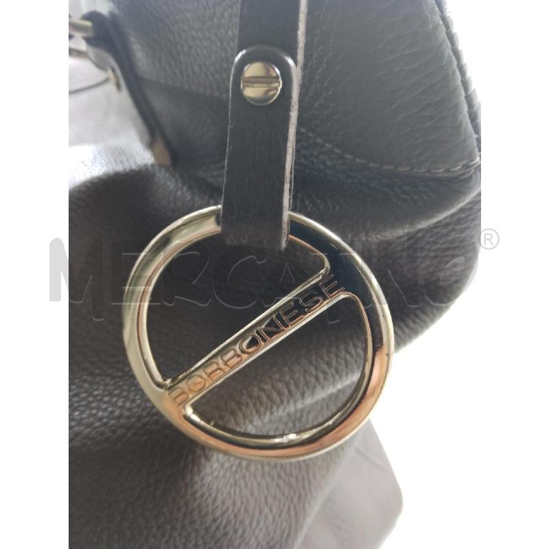 BORSA PELLE BORBONESE TORTORA | Mercatino dell'Usato Siena 3
