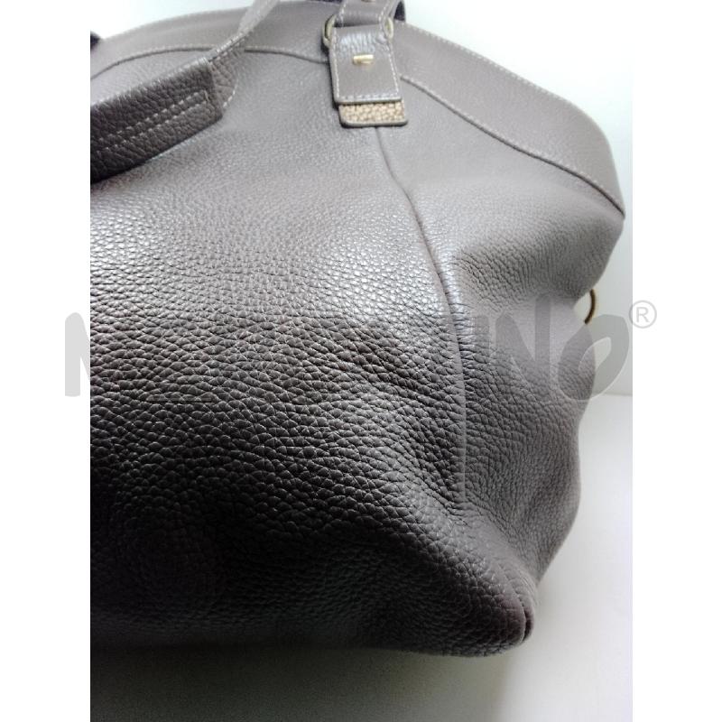 BORSA PELLE BORBONESE TORTORA | Mercatino dell'Usato Siena 4