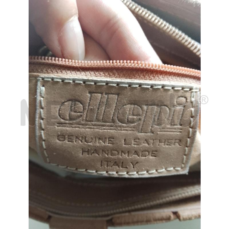 BORSA PELLE INTRECCIO CUOIO ELLEPI | Mercatino dell'Usato Siena 4