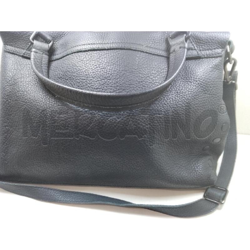 BORSA PELLE ZANELLATO POSTINA NERA MISURA MEDIA | Mercatino dell'Usato Siena 5