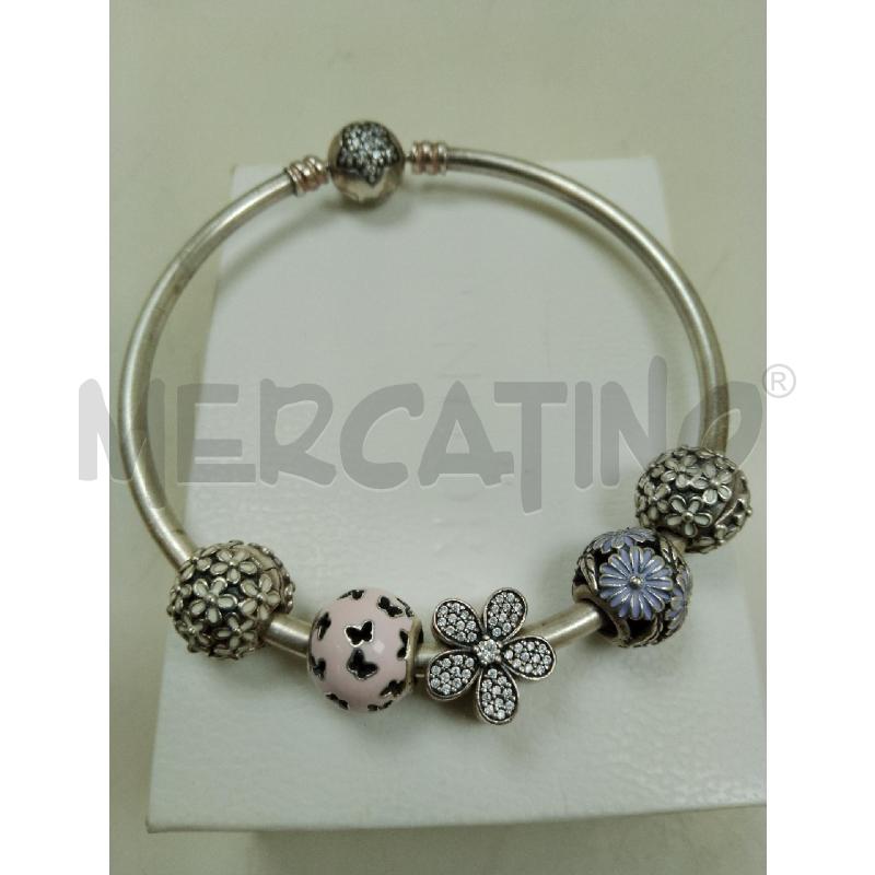 BRACCIALE PANDORA 5 CHARMS | Mercatino dell'Usato Siena 1