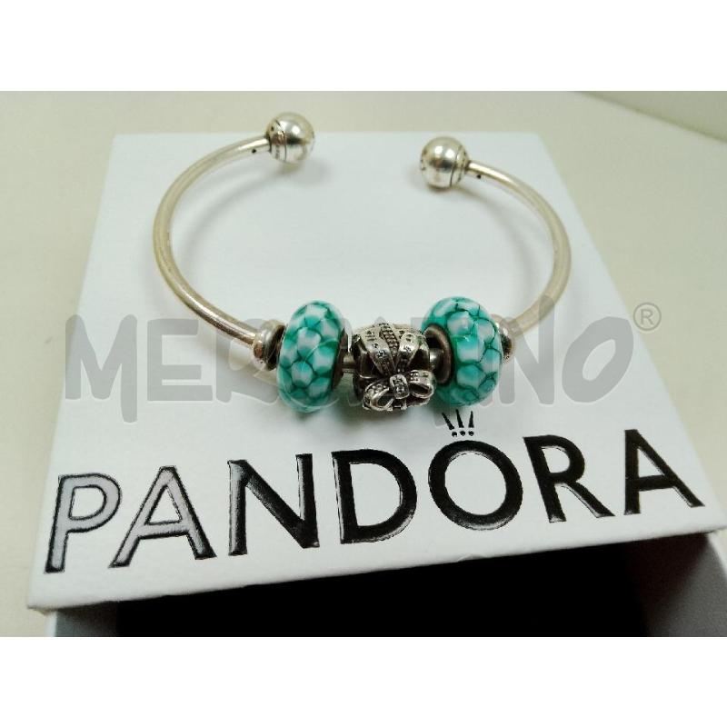 BRACCIALE PANDORA RIGIDO 3 CHARM | Mercatino dell'Usato Siena 1