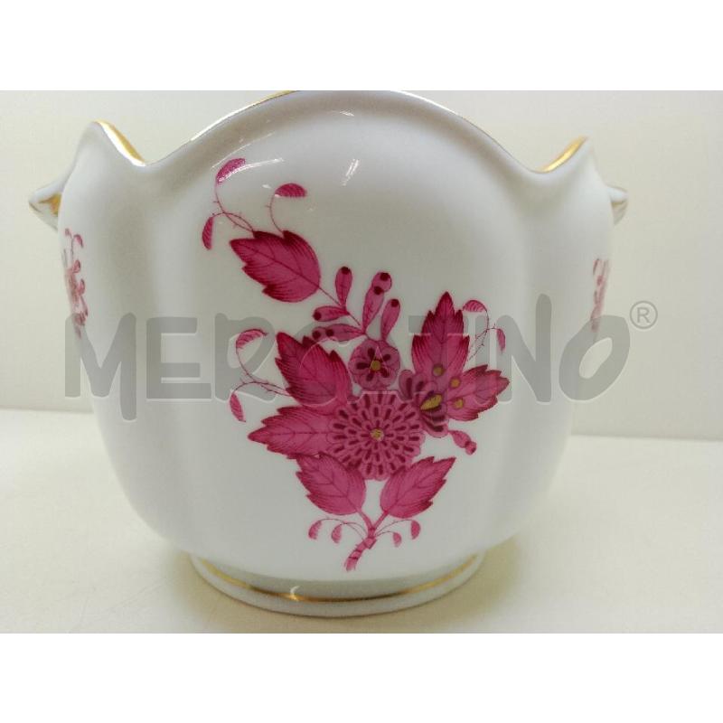 CACHEPOT HEREND BOUQUET APPONYI PURPUR | Mercatino dell'Usato Siena 1
