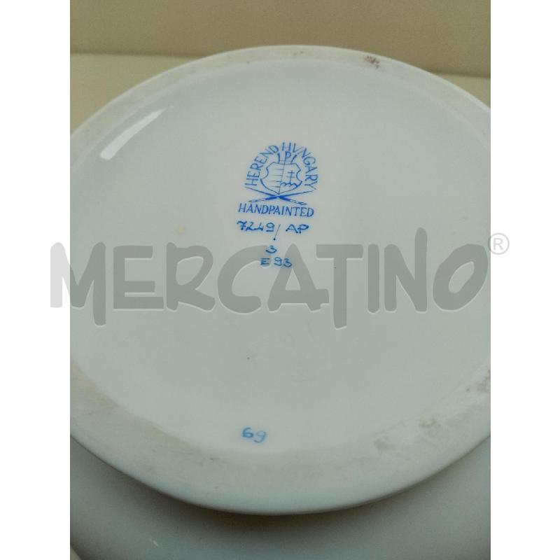 CACHEPOT HEREND BOUQUET APPONYI PURPUR | Mercatino dell'Usato Siena 4