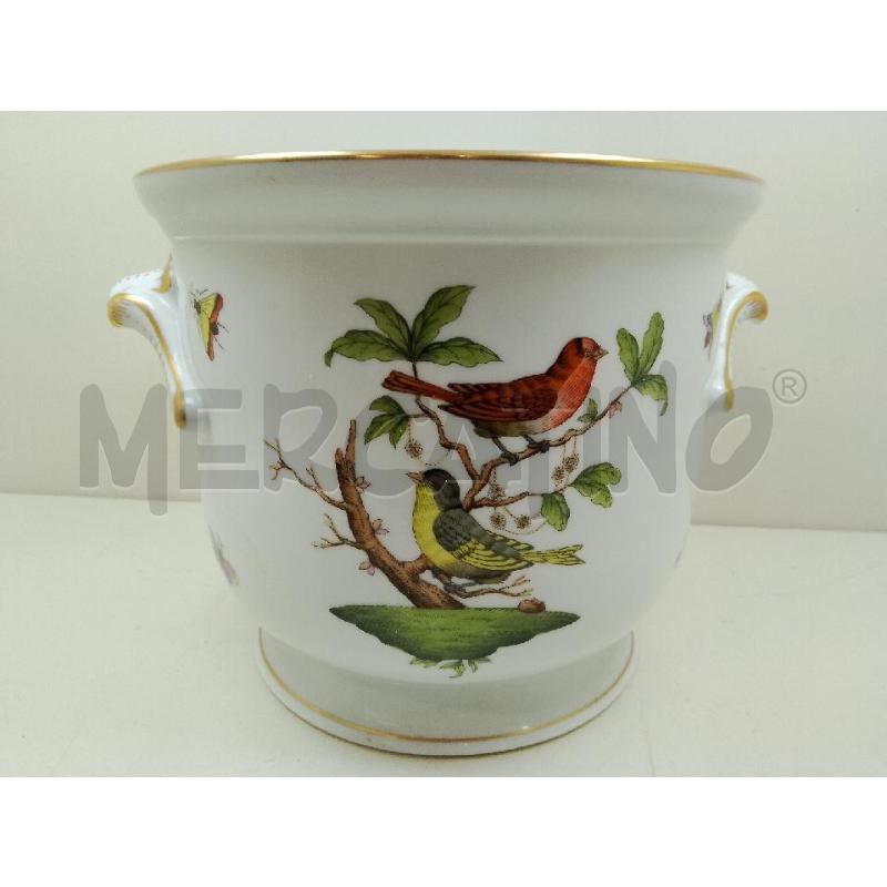 CACHEPOT HEREND ROTHSCHILD BIRD H14 | Mercatino dell'Usato Siena 1