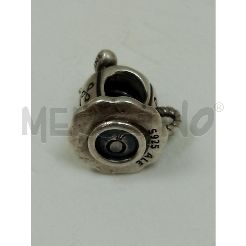 CHARM PANDORA TAZZA CON TOPINO CUORICINO | Mercatino dell'Usato Siena 3