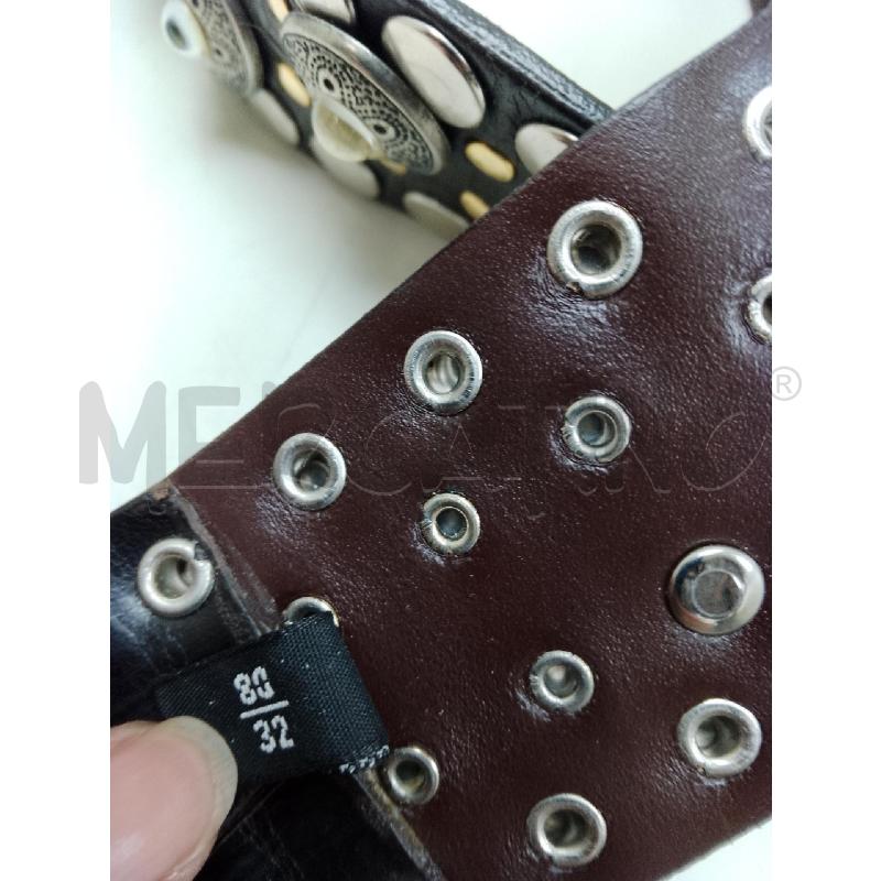 CINTURA DONNA NERA BORCHIE NERE E STRASS | Mercatino dell'Usato Siena 2