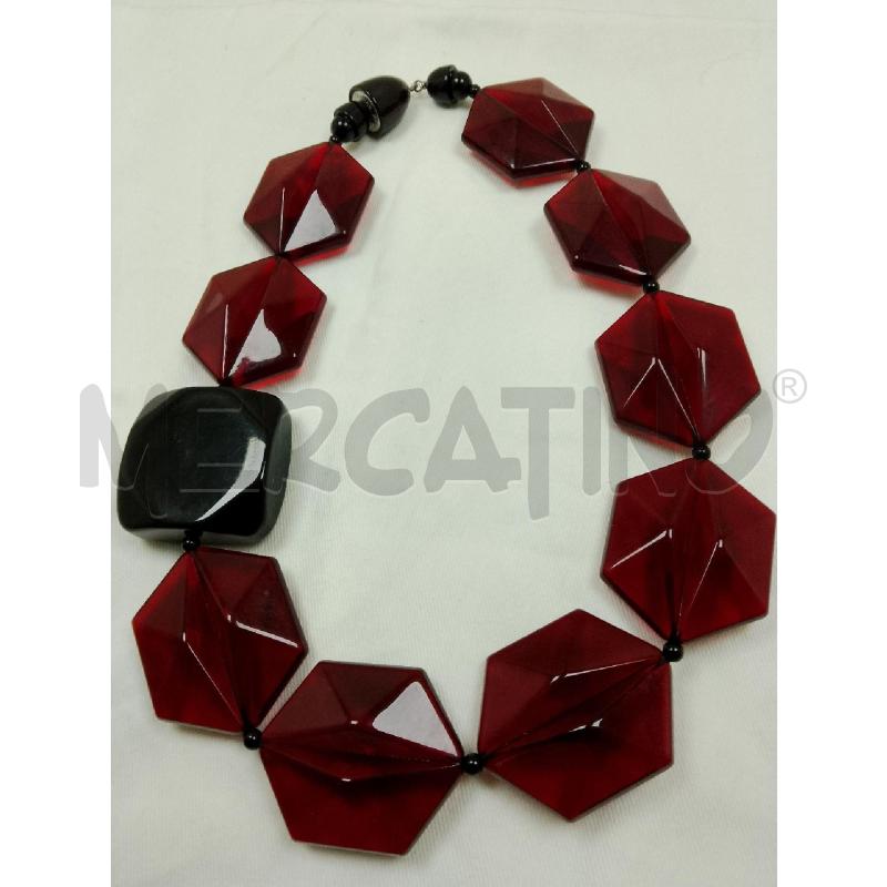 COLLANA ANGELA CAPUTI ROSSA | Mercatino dell'Usato Siena 1