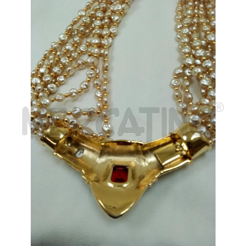 COLLANA PERLINE ANNI 80 | Mercatino dell'Usato Siena 4