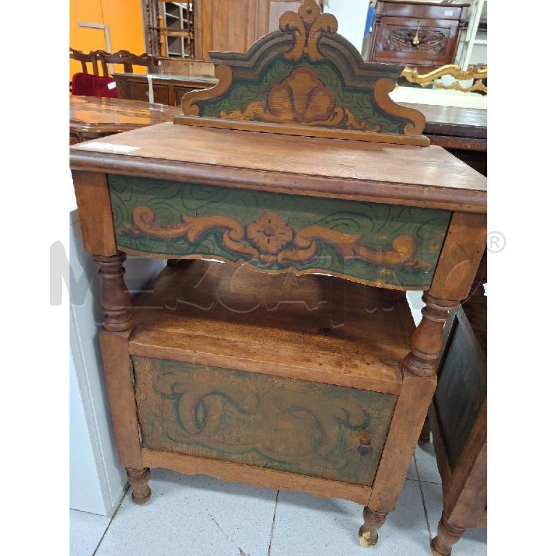 COMODINO AUSTRIACO 1 CASSETTO LEGNO  | Mercatino dell'Usato Siena 1