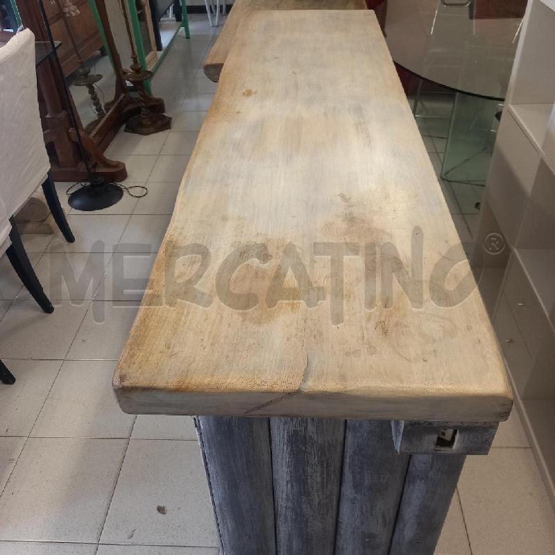 CREDENZA LEGNO 2 SPORTELLI + 5 CASSETTI LACCATO | Mercatino dell'Usato Siena 3