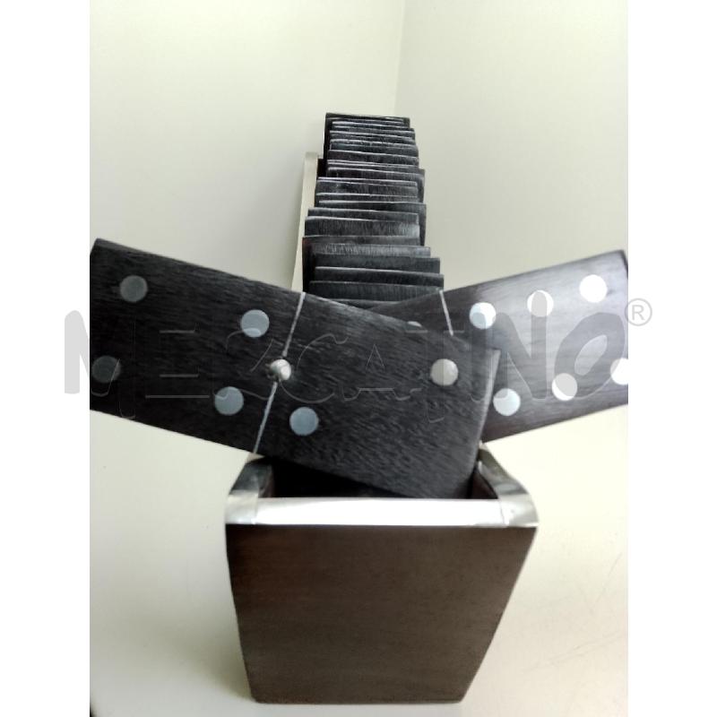 DOMINO IN EBANO RIFINITO CROMATO | Mercatino dell'Usato Siena 1