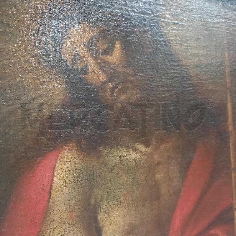 ECCE HOMO OLIO SU TELA 70,5X57 FRANCESCO NASINI  CASTELDELPIANO 1615CA- GROSSETO 1695 | Mercatino dell'Usato Siena 2