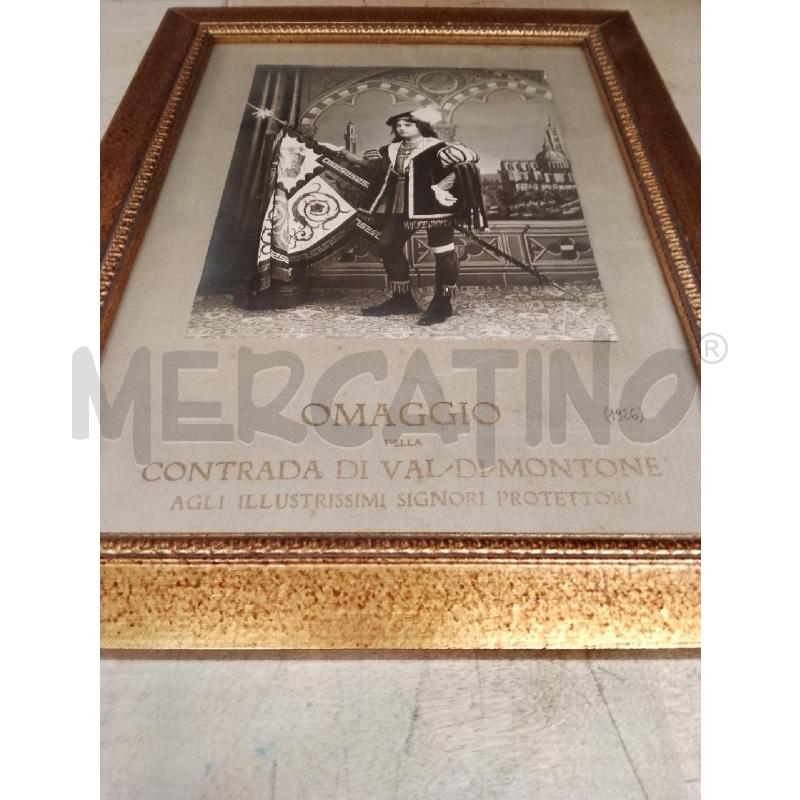 FOTO VALDIMONTONE OMAGGIO 1926 AGLI ILLUSTRISSIMI SIGNORI PROTETTORI  | Mercatino dell'Usato Siena 2
