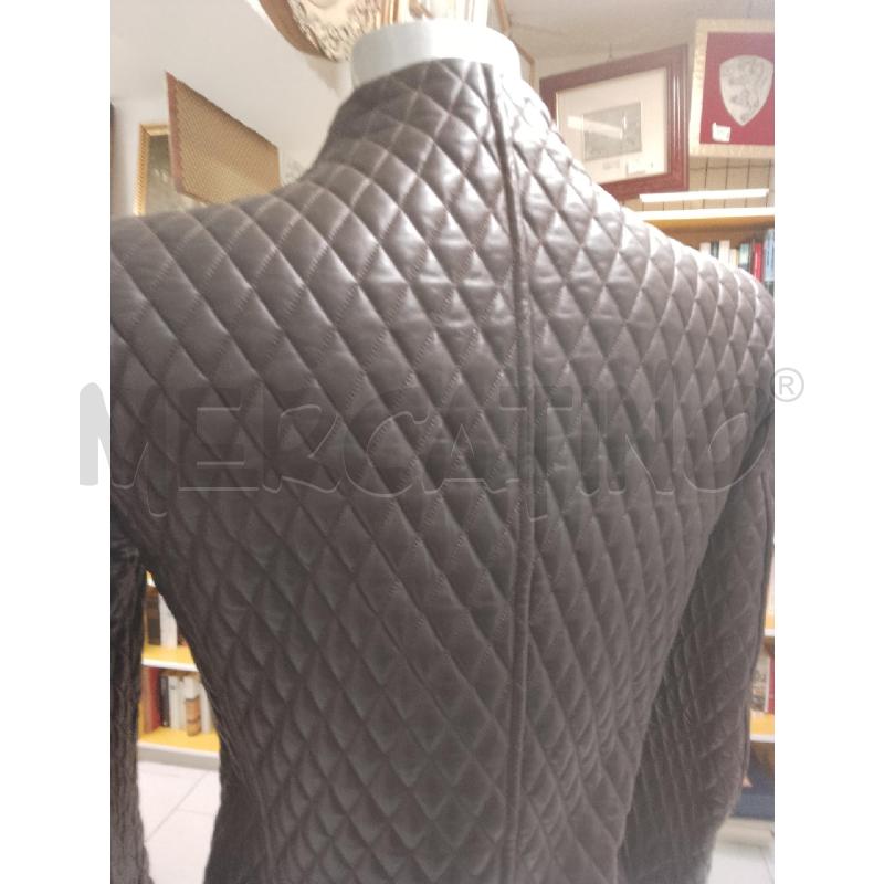 GIACCA PELLE GUCCI TRAPUNTATA TESTA DI MORO | Mercatino dell'Usato Siena 3