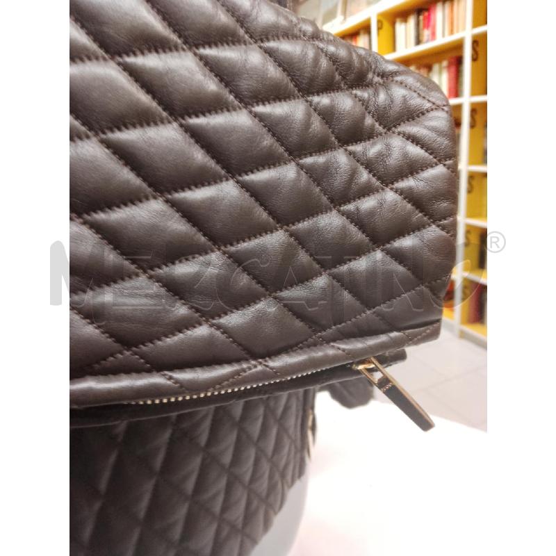 GIACCA PELLE GUCCI TRAPUNTATA TESTA DI MORO | Mercatino dell'Usato Siena 4
