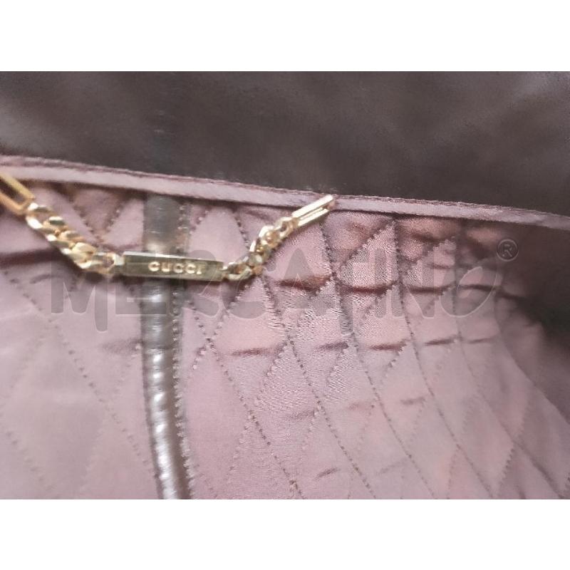GIACCA PELLE GUCCI TRAPUNTATA TESTA DI MORO | Mercatino dell'Usato Siena 5
