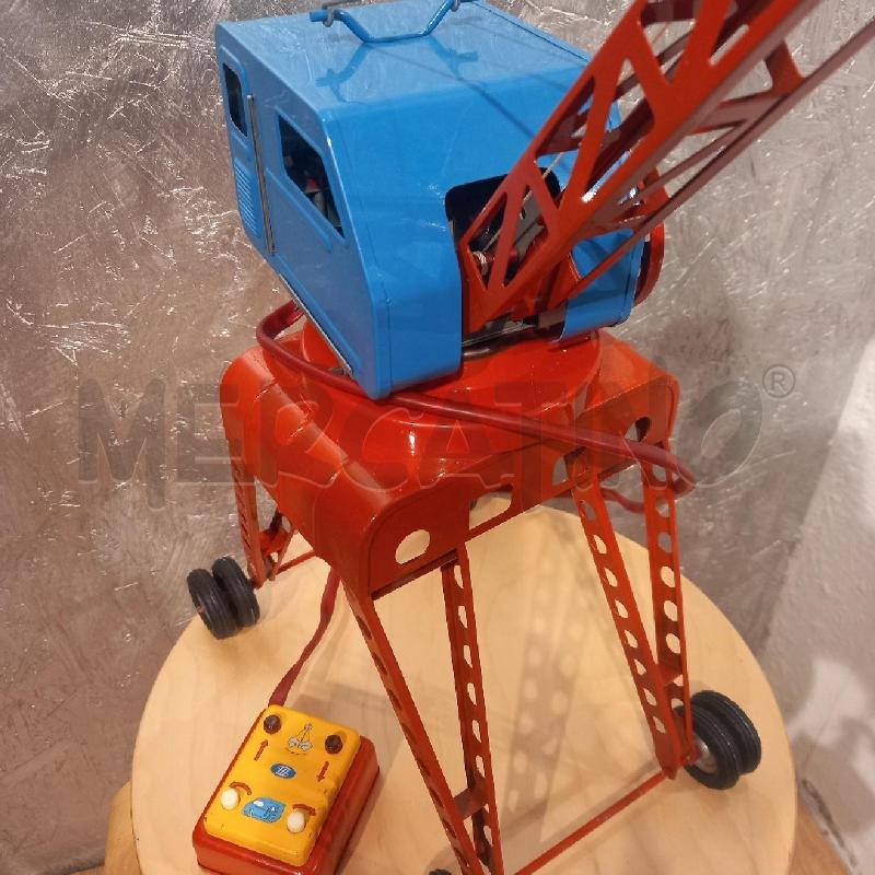 GIOCO DI LATTA GRU VINTAGE ANNI 70 FRATELLI SOMMAVILLA SENZA SCATOLA CONDIZIONI PERFETTE   | Mercatino dell'Usato Siena 2