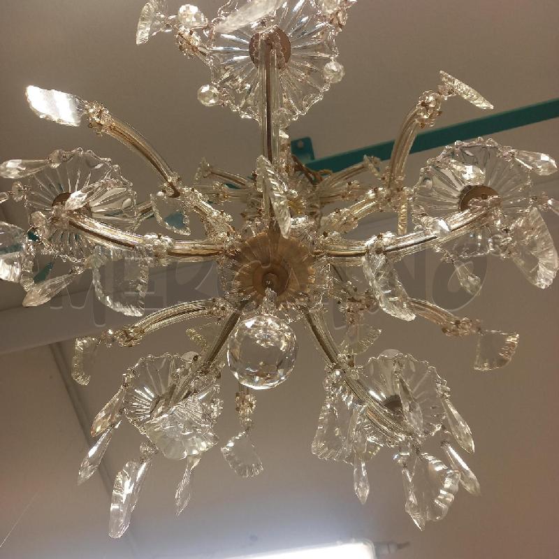 LAMPADARIO STILE VECCHIO MURANO 5 LUCI + 1  | Mercatino dell'Usato Siena 3