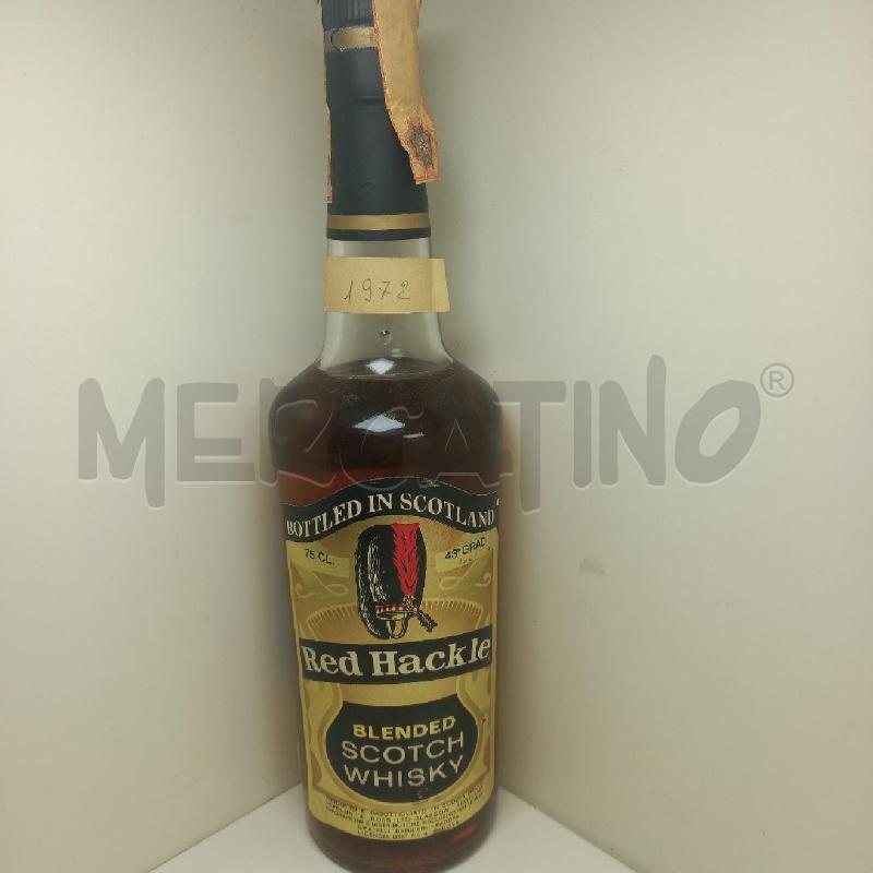 LIQUORE WHISKY RED HACKLE 1972 | Mercatino dell'Usato Siena 1
