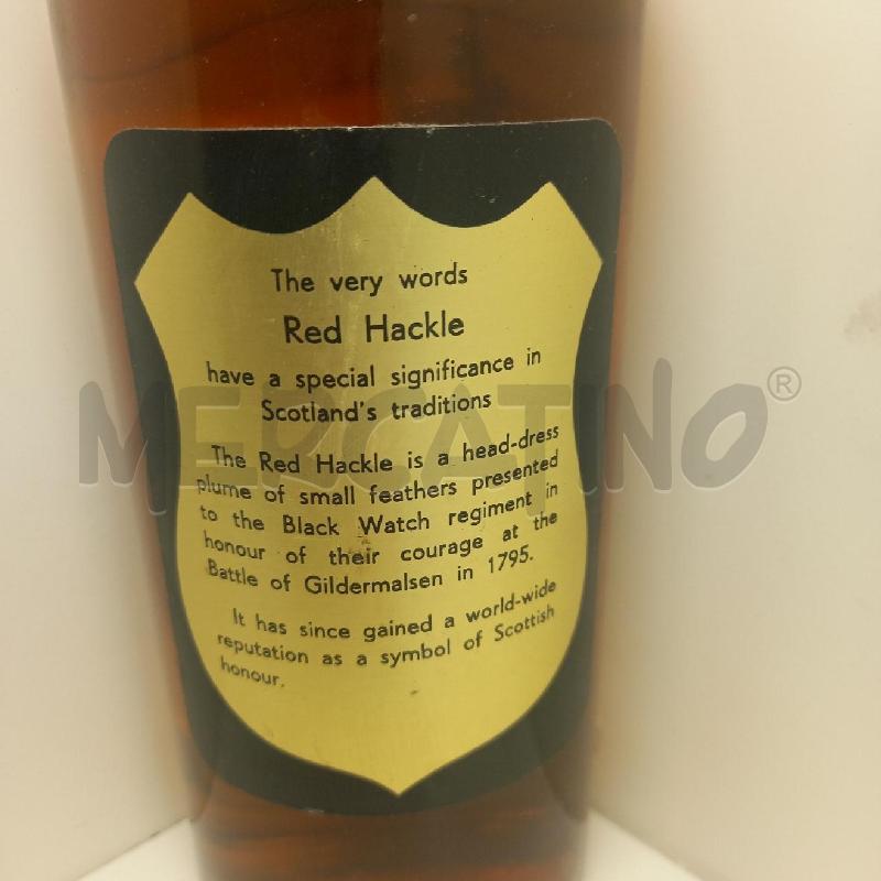 LIQUORE WHISKY RED HACKLE 1972 | Mercatino dell'Usato Siena 2