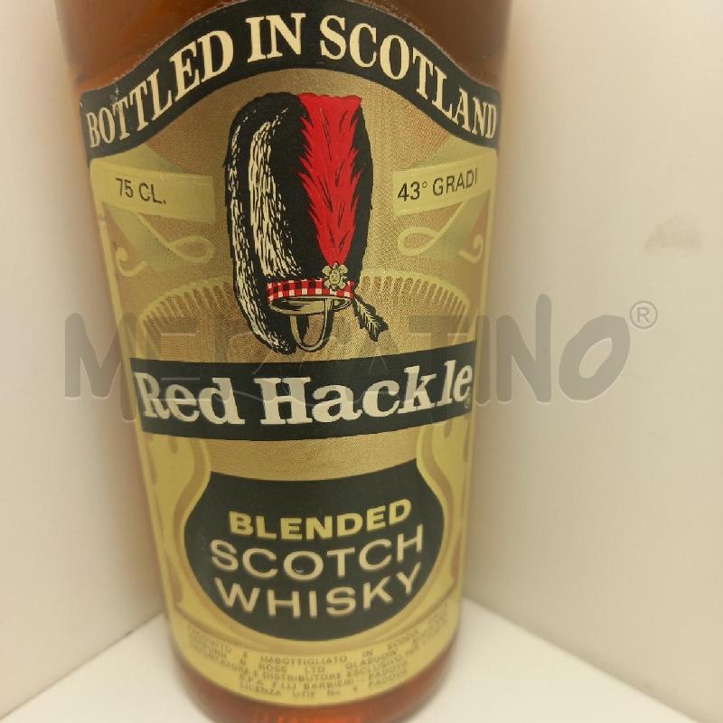 LIQUORE WHISKY RED HACKLE | Mercatino dell'Usato Siena 2