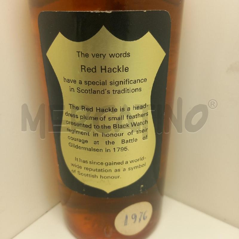 LIQUORE WHISKY RED HACKLE | Mercatino dell'Usato Siena 4
