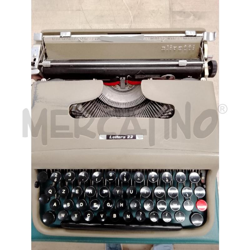 MACCHINA DA SCRIVERE OLIVETTI LETTERA 22 | Mercatino dell'Usato Siena 1