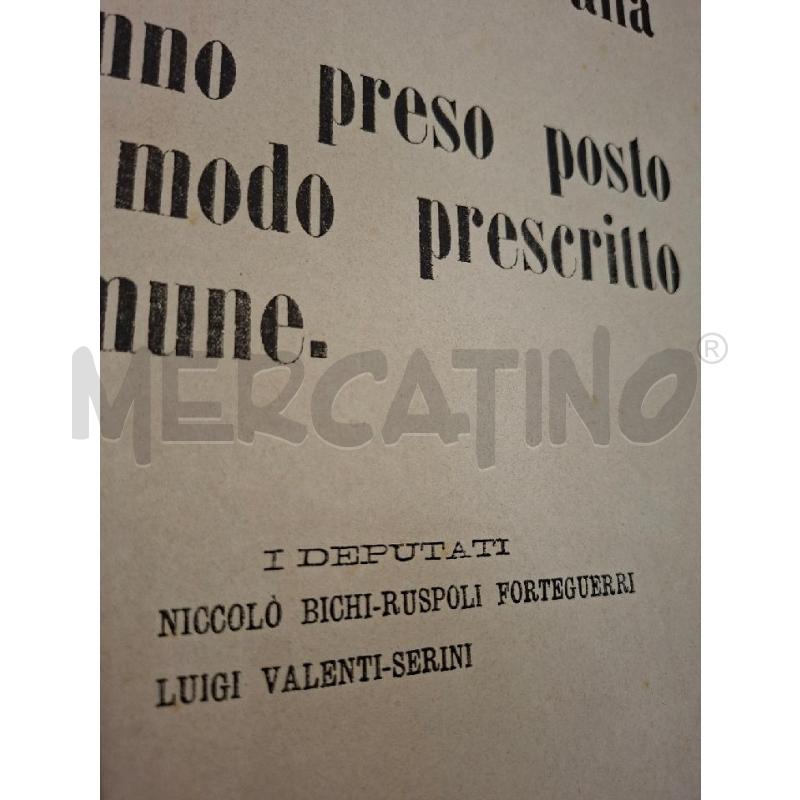 MANIFESTO PROGRAMMA PALIO 2 LUGLIO 1888 | Mercatino dell'Usato Siena 3