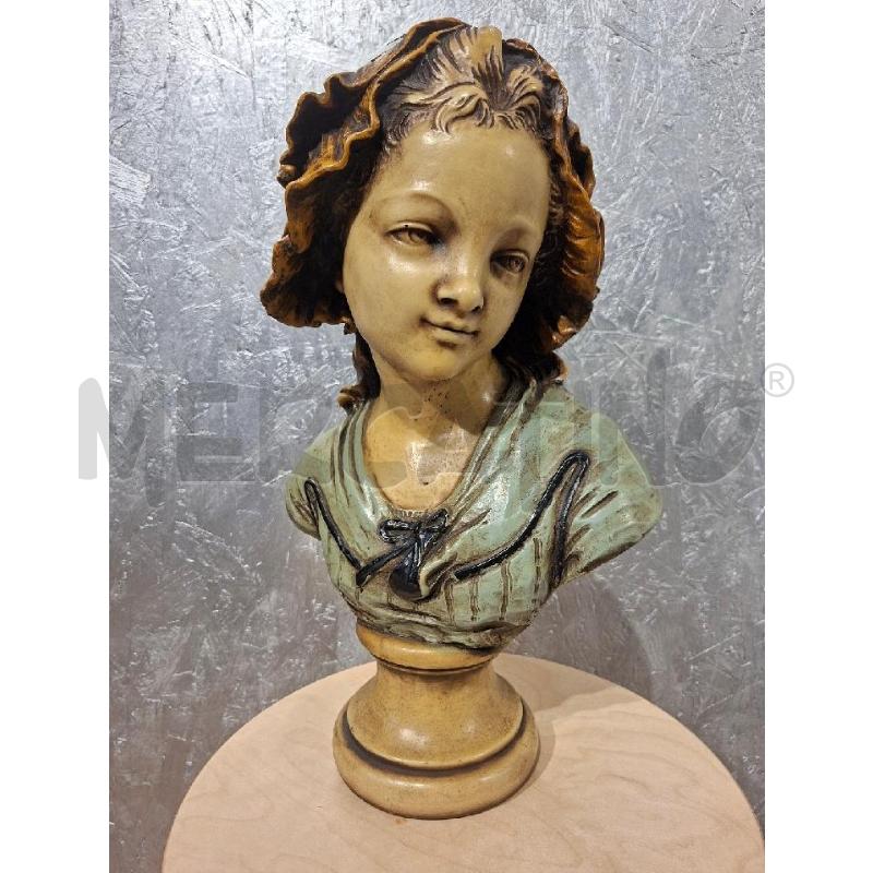 MEZZO BUSTO VOLTO FANCIULLA FRANCESE GRINAM NIAM | Mercatino dell'Usato Siena 1
