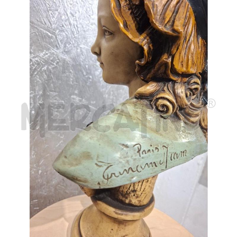 MEZZO BUSTO VOLTO FANCIULLA FRANCESE GRINAM NIAM | Mercatino dell'Usato Siena 4