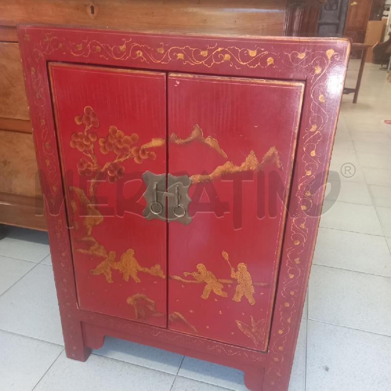 MOBILETTO LACCA CINESE ROSSO | Mercatino dell'Usato Siena 1