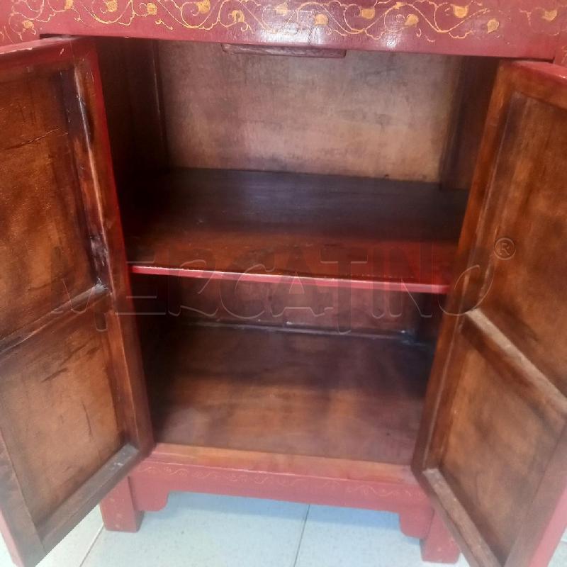 MOBILETTO LACCA CINESE ROSSO | Mercatino dell'Usato Siena 4