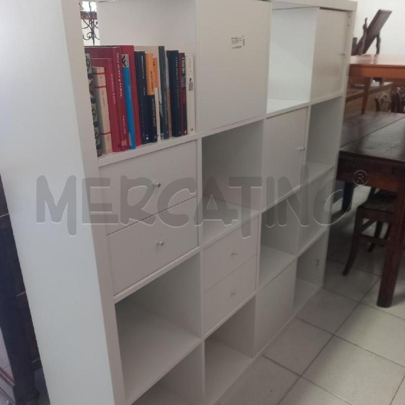 MOBILE LIBRERIA A CUBI CON SPORTELLI E CASSETTI | Mercatino dell'Usato Siena 1