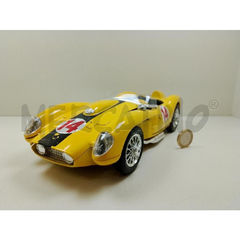 MODELLINO AUTO BURAGO FERRARI 1/18 GIALLA | Mercatino dell'Usato Siena 2
