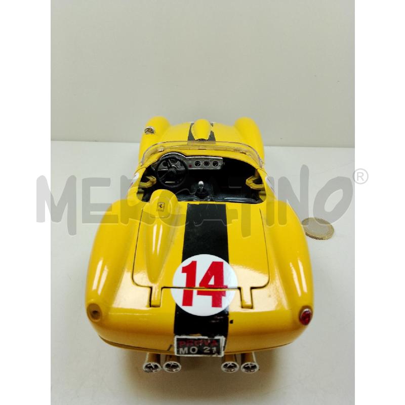 MODELLINO AUTO BURAGO FERRARI 1/18 GIALLA | Mercatino dell'Usato Siena 5