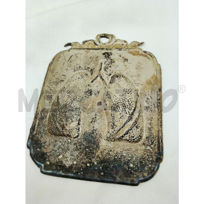 PLACCA EX VOTO POLMONI | Mercatino dell'Usato Siena 1