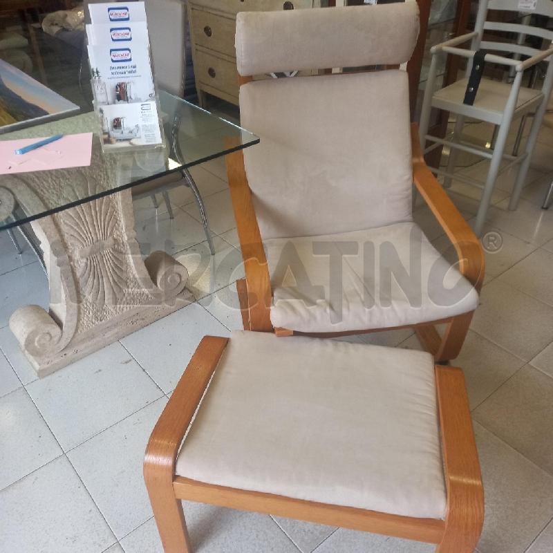 POLTRONA CON POGGIAPIEDI IKEA  | Mercatino dell'Usato Siena 1