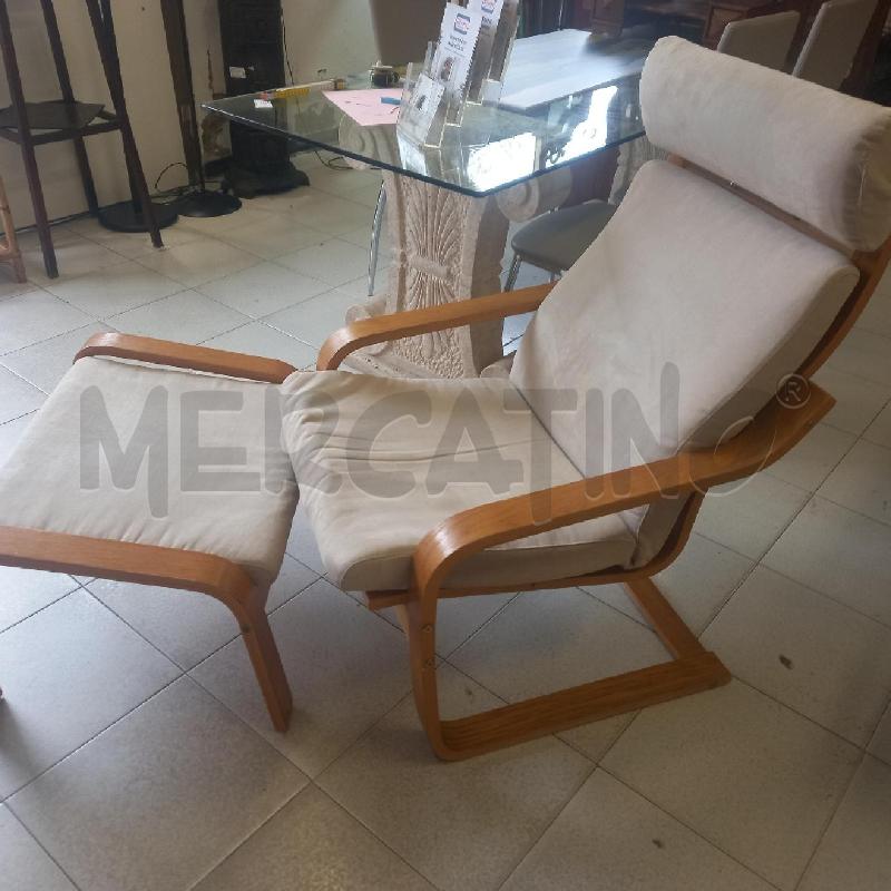 POLTRONA CON POGGIAPIEDI IKEA  | Mercatino dell'Usato Siena 2