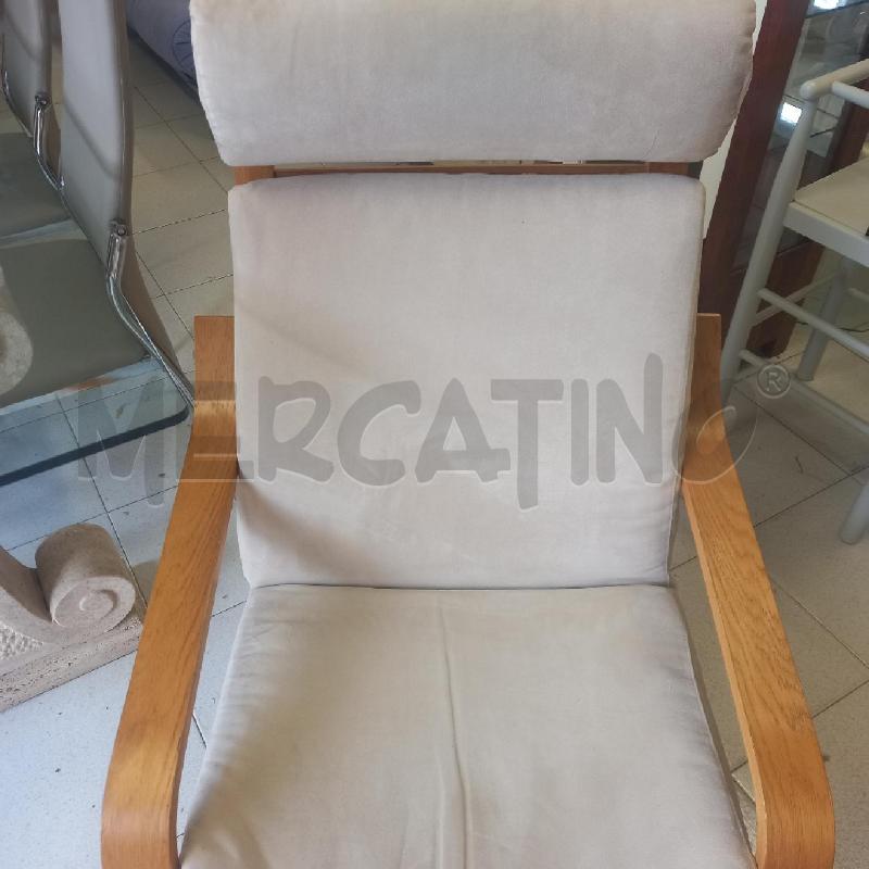 POLTRONA CON POGGIAPIEDI IKEA  | Mercatino dell'Usato Siena 3