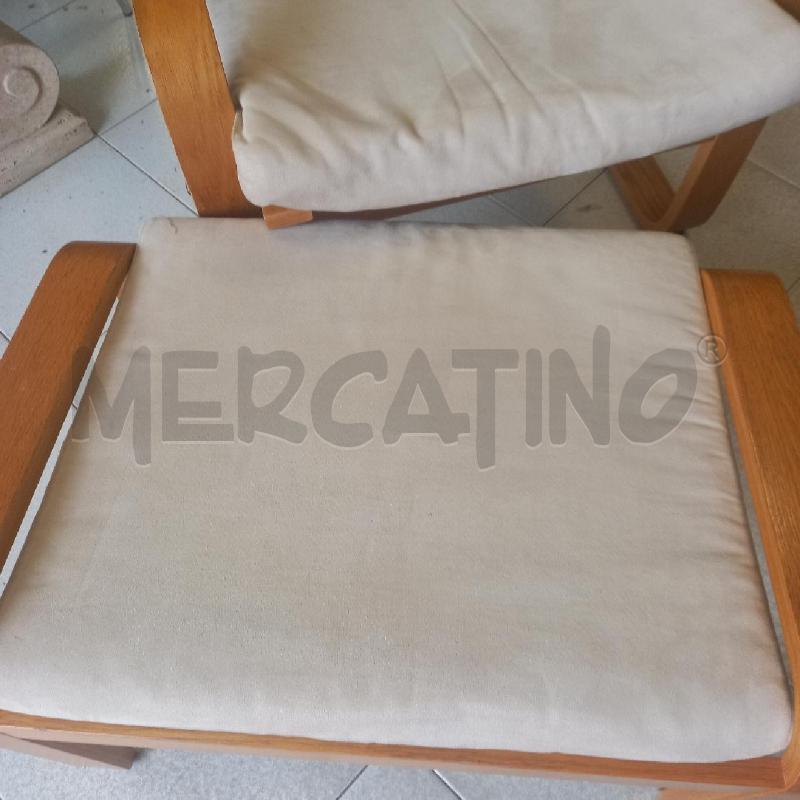 POLTRONA CON POGGIAPIEDI IKEA  | Mercatino dell'Usato Siena 4