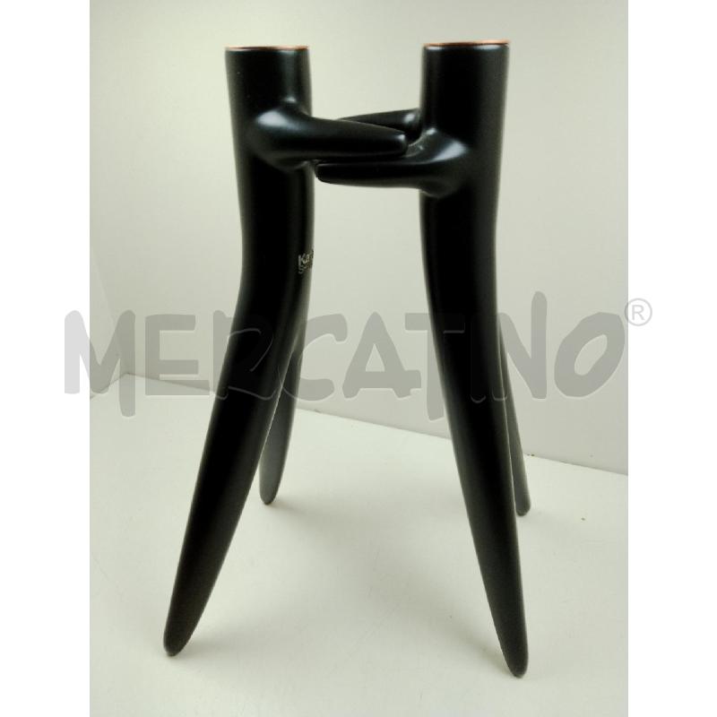 PORTA CANDELE KARTELL ABBRACCIAIO STARK NERO | Mercatino dell'Usato Siena 2