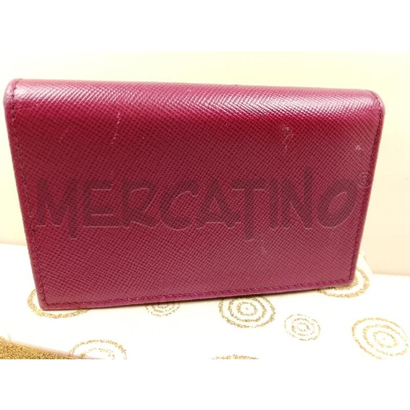 PORTA CARTE PRADA CICLAMINO | Mercatino dell'Usato Siena 2